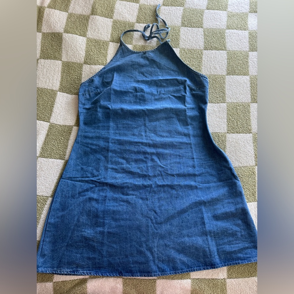 VICI Denim Halter Dress